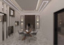 do house interior design, furniture layout, 3d rendering